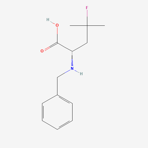 (S)-2-(Benzylamino)-4-fluoro-4-methylpentanoic acid