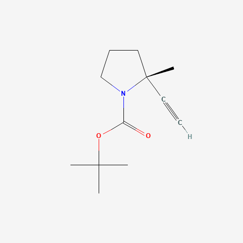tert-Butyl (R)-2-ethynyl-2-methylpyrrolidine-1-carboxylate