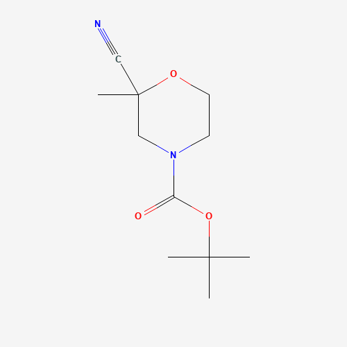 tert-Butyl 2-cyano-2-methylmorpholine-4-carboxylate