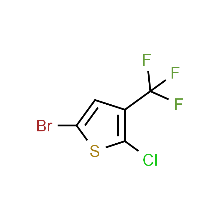 5-Bromo-2-chloro-3-(trifluoromethyl)thiophene