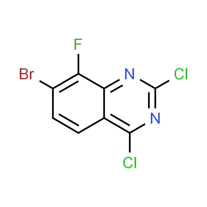 7-Bromo-2,4-dichloro-8-fluoro-quinazoline