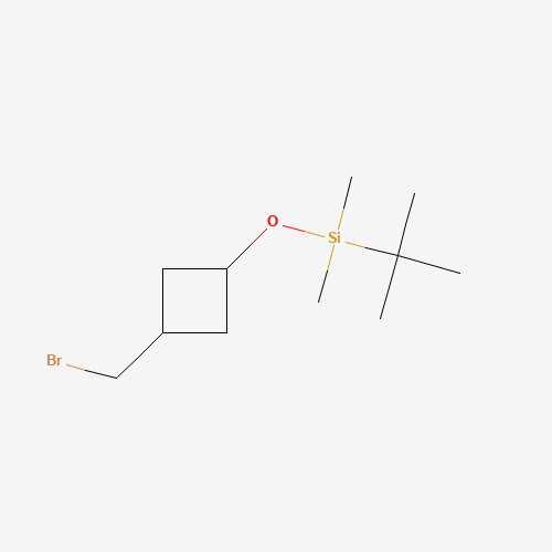 (3-(Bromomethyl)cyclobutoxy)(tert-butyl)dimethylsilane