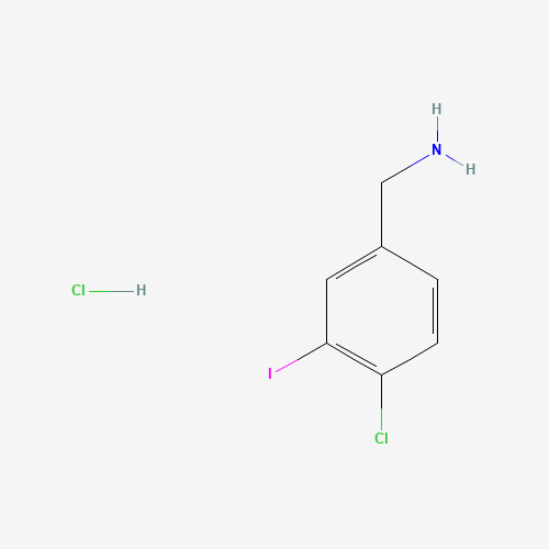 (4-Chloro-3-iodophenyl)methanamine hydrochloride