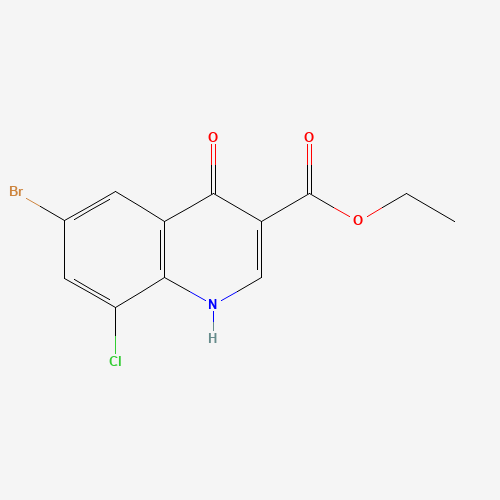 Ethyl 6-bromo-8-chloro-4-hydroxyquinoline-3-carboxylate