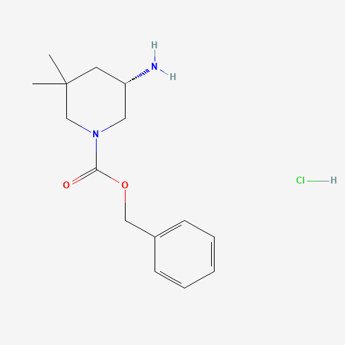 Benzyl (S)-5-amino-3,3-dimethylpiperidine-1-carboxylate hydrochloride