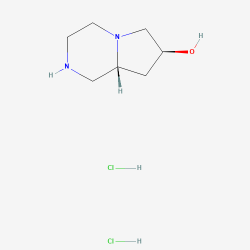 (7S,8aR)-Octahydropyrrolo[1,2-a]pyrazin-7-ol dihydrochloride