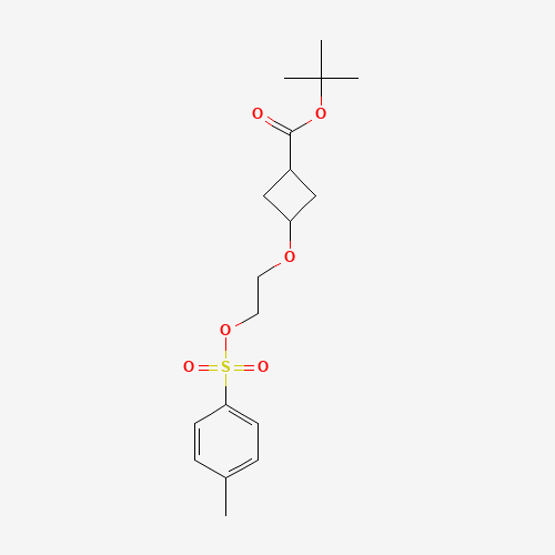 tert-butyl cis-3-{2-[(4-methylbenzenesulfonyl)oxy]ethoxy}cyclobutane-1-carboxylate