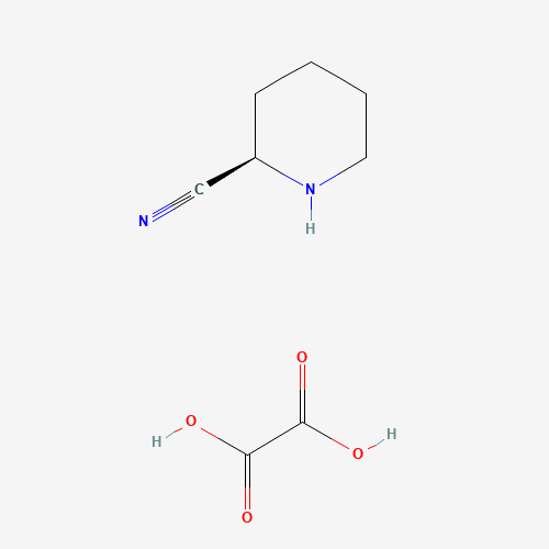 (2R)-piperidine-2-carbonitrile; oxalic acid