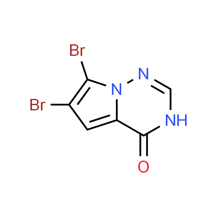 6,7-Dibromo-3H,4H-pyrrolo[2,1-f][1,2,4]triazin-4-one