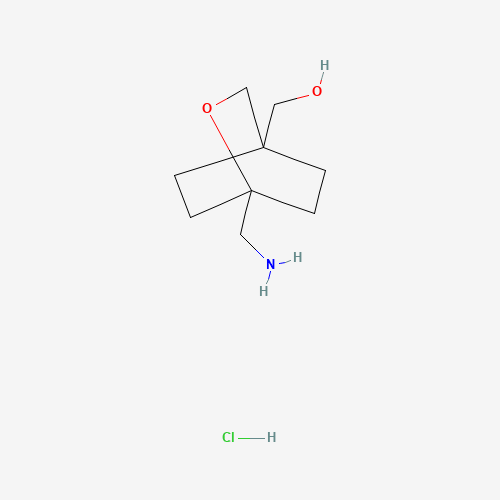 (1-(Aminomethyl)-2-oxabicyclo[2.2.2]octan-4-yl)methanol hydrochloride