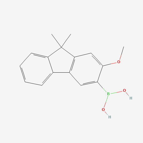 (2-Methoxy-9,9-dimethyl-9H-fluoren-3-yl)boronic acid