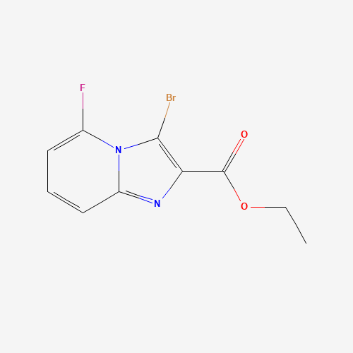 ETHYL 3-BROMO-5-FLUOROIMIDAZO[1,2-A]PYRIDINE-2-CARBOXYLATE