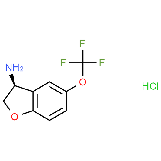 (3S)-5-(trifluoromethoxy)-2,3-dihydrobenzo[b]furan-3-ylamine hcl