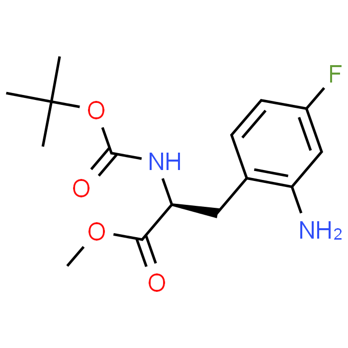 (S)-Methyl 3-(2-amino-4-fluorophenyl)-2-((tert-butoxycarbonyl)amino)propanoate