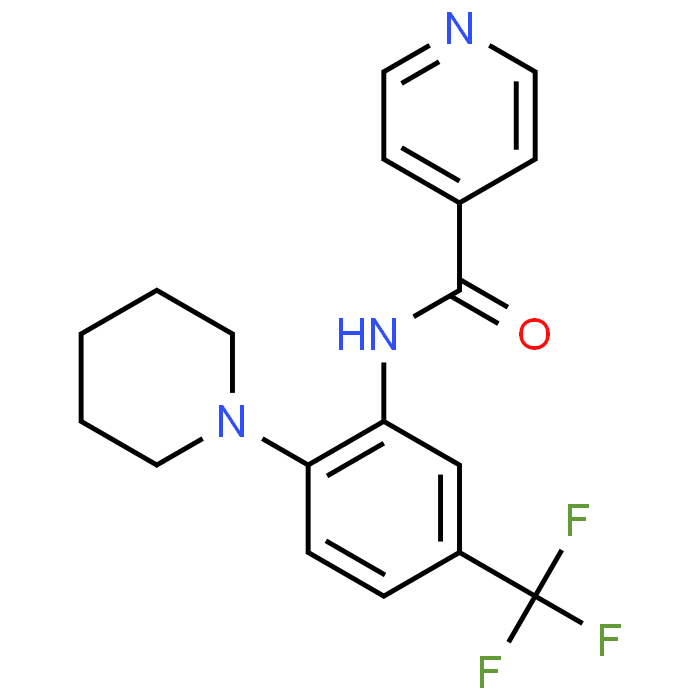 N-(2-(Piperidin-1-yl)-5-(trifluoromethyl)phenyl)isonicotinamide