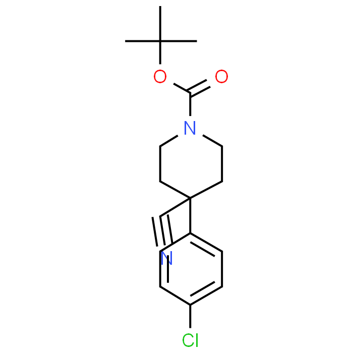 tert-Butyl 4-(4-chlorophenyl)-4-cyanopiperidine-1-carboxylate