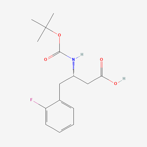 (S)-3-((tert-Butoxycarbonyl)amino)-4-(2-fluorophenyl)butanoic acid