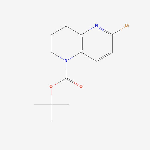 tert-Butyl 6-bromo-3,4-dihydro-1,5-naphthyridine-1(2H)-carboxylate