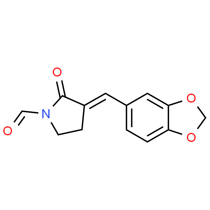 3-(Benzo[d][1,3]dioxol-5-ylmethylene)-2-oxopyrrolidine-1-carbaldehyde