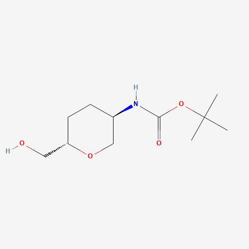 Rel-tert-Butyl ((3R,6S)-6-(hydroxymethyl)tetrahydro-2H-pyran-3-yl)carbamate