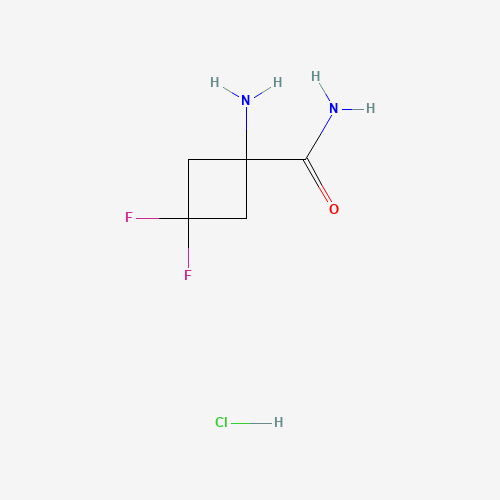 1-Amino-3,3-difluorocyclobutane-1-carboxamide hydrochloride