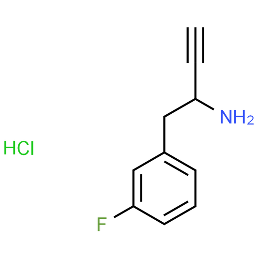 1-(3-Fluorophenyl)but-3-yn-2-amine hydrochloride - Achmem