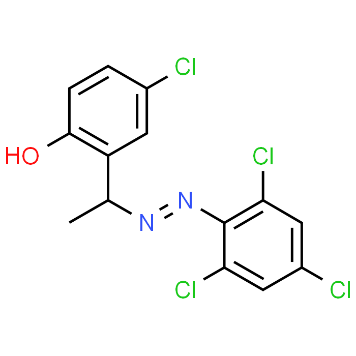 (E)-4-Chloro-2-(1-(2-(2,4,6-trichlorophenyl)hydrazono)ethyl)phenol