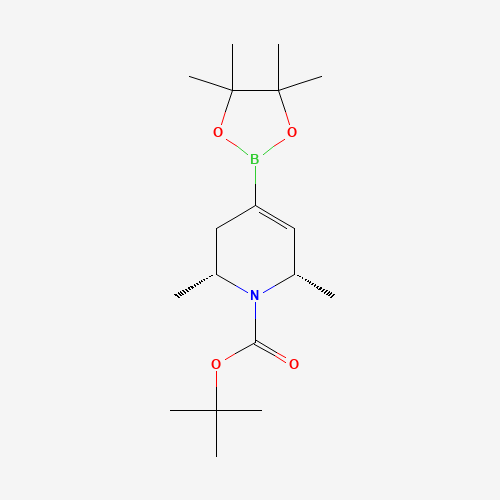 Rel-(2R,6S)-tert-Butyl 2,6-dimethyl-4-(4,4,5,5-tetramethyl-1,3,2-dioxaborolan-2-yl)-5,6-dihydropyridine-1(2H)-carboxylate
