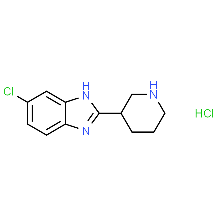 6-Chloro-2-(piperidin-3-yl)-1H-benzo[d]imidazole hydrochloride