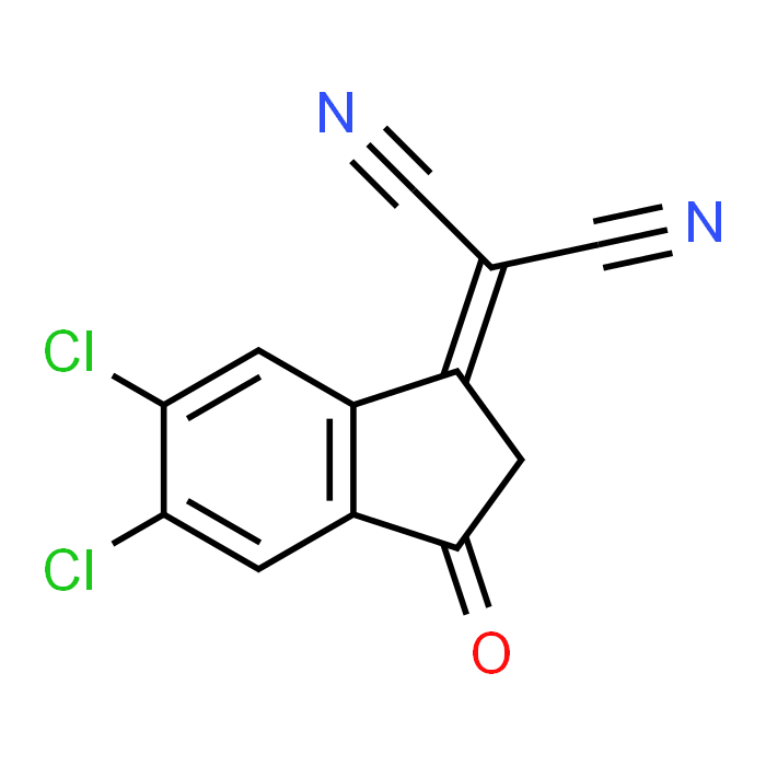2-(5,6-Dichloro-3-oxo-2,3-dihydro-1H-inden-1-ylidene)malononitrile