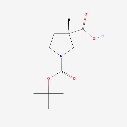 (R)-1-(tert-Butoxycarbonyl)-3-methylpyrrolidine-3-carboxylic acid