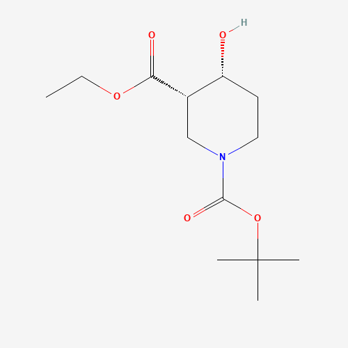 1-(tert-Butyl) 3-ethyl (3S,4R)-4-hydroxypiperidine-1,3-dicarboxylate