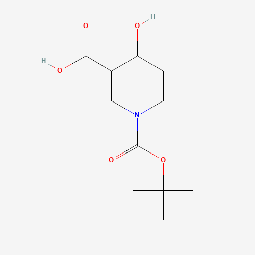 cis-1-(tert-Butoxycarbonyl)-4-hydroxypiperidine-3-carboxylic acid
