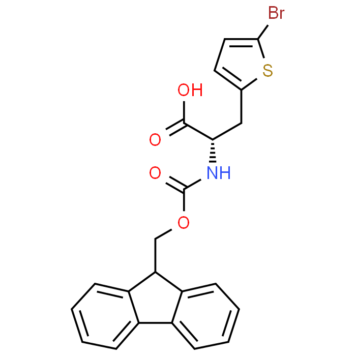 (S)-2-((((9H-Fluoren-9-yl)methoxy)carbonyl)amino)-3-(5-bromothiophen-2-yl)propanoic acid