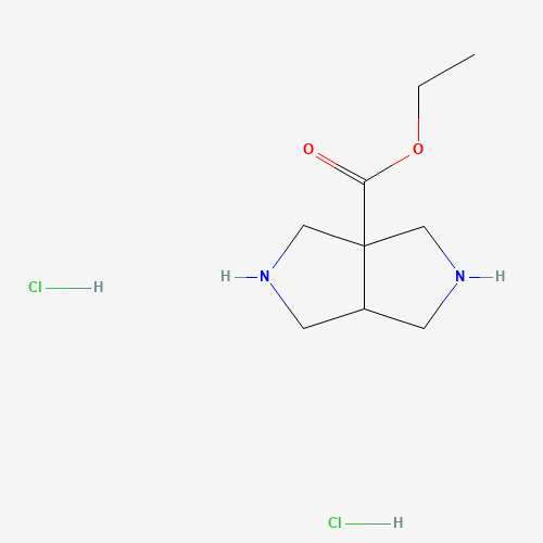 Ethyl hexahydropyrrolo[3,4-c]pyrrole-3a(1H)-carboxylate dihydrochloride