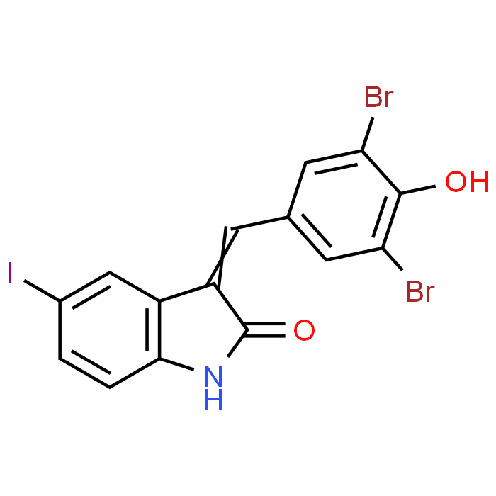 3-(3,5-dibromo-4-hydroxybenzylidene)-5-iodoindolin-2-one