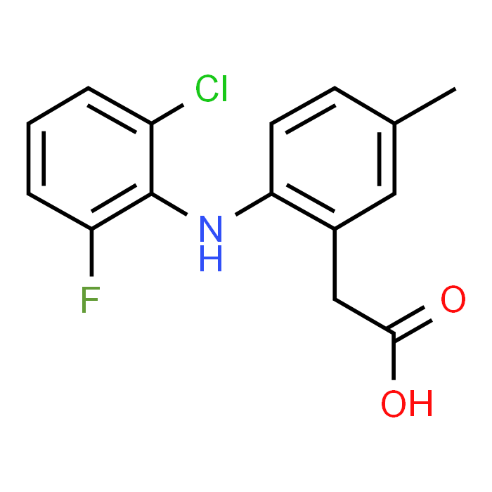 2-(2-((2-Chloro-6-fluorophenyl)amino)-5-methylphenyl)acetic acid