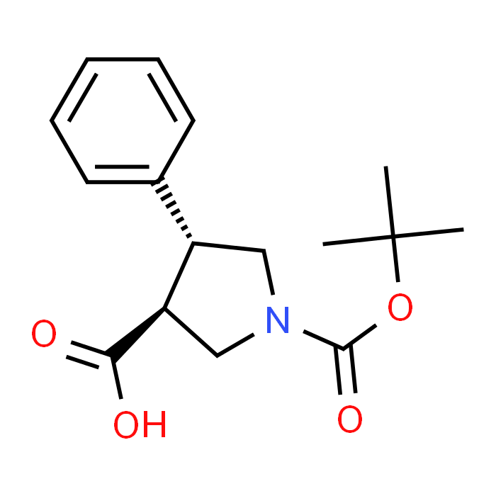 trans-1-(tert-Butoxycarbonyl)-4-phenylpyrrolidine-3-carboxylic acid