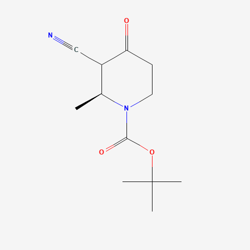 (2S)-tert-Butyl 3-cyano-2-methyl-4-oxopiperidine-1-carboxylate
