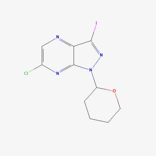 6-Chloro-3-iodo-1-(tetrahydro-2H-pyran-2-yl)-1H-pyrazolo[3,4-b]pyrazine