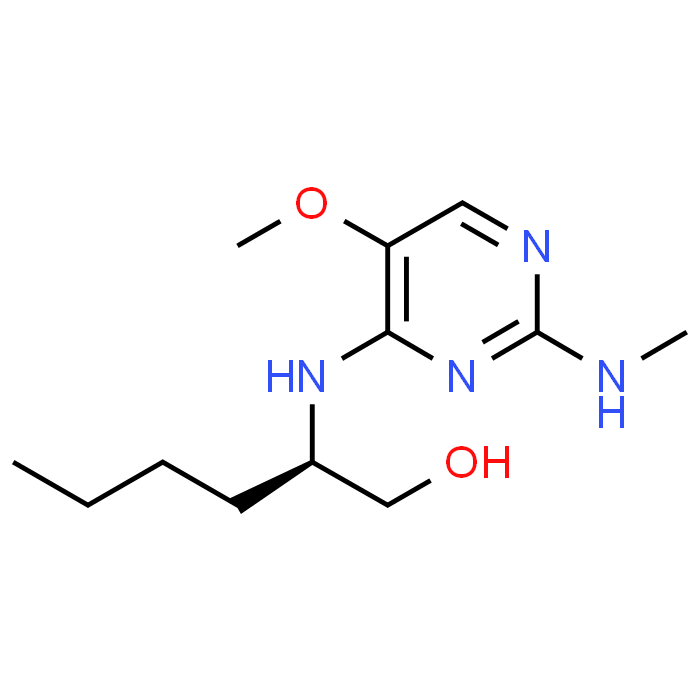 (R)-2-((5-Methoxy-2-(methylamino)pyrimidin-4-yl)amino)hexan-1-ol