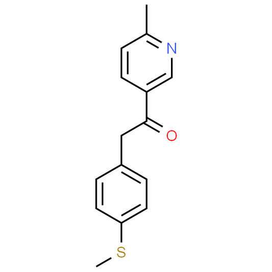 1-(6-Methylpyridin-3-yl)-2-(4-(methylthio)phenyl)ethanone