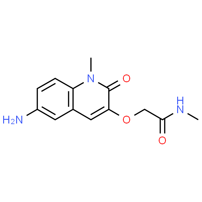 2-((6-Amino-1-methyl-2-oxo-1,2-dihydroquinolin-3-yl)oxy)-N-methylacetamide