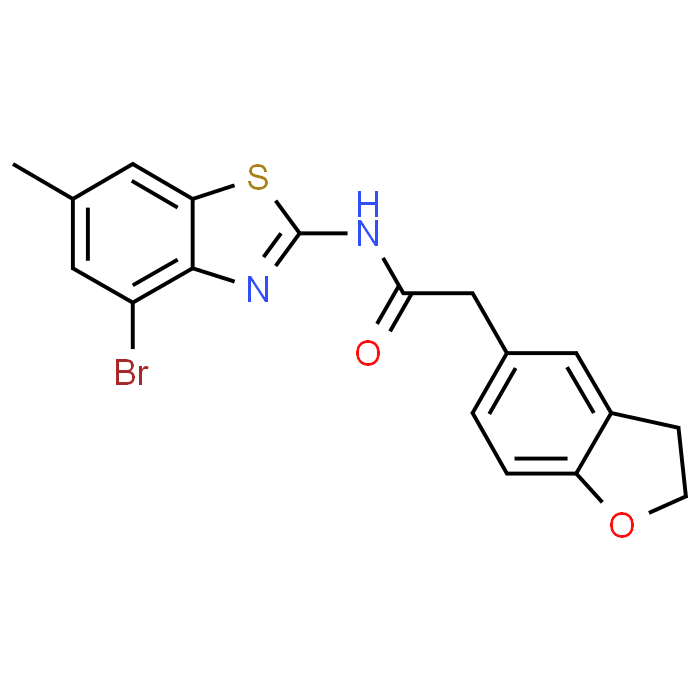 N-(4-Bromo-6-methylbenzo[d]thiazol-2-yl)-2-(2,3-dihydrobenzofuran-5-yl)acetamide