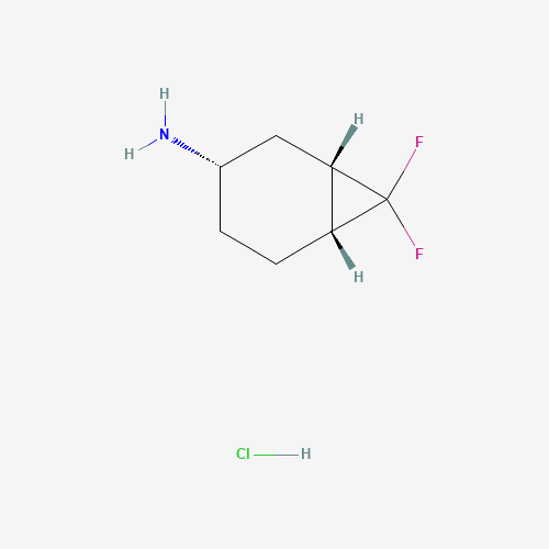Rel-(1S,3S,6R)-7,7-difluorobicyclo[4.1.0]heptan-3-amine hydrochloride
