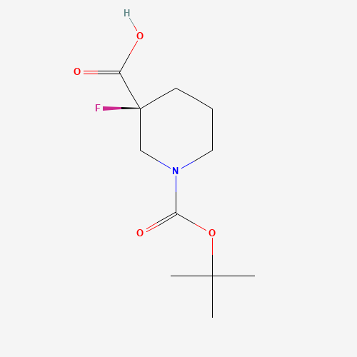 (S)-1-(tert-Butoxycarbonyl)-3-fluoropiperidine-3-carboxylic acid