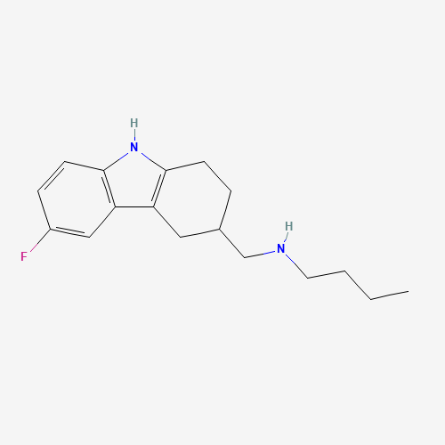 N-((6-Fluoro-2,3,4,9-tetrahydro-1H-carbazol-3-yl)methyl)butan-1-amine