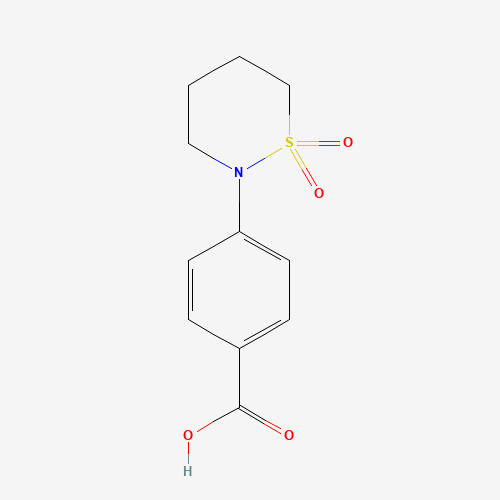 4-(1,1-Dioxido-1,2-thiazinan-2-yl)benzoic acid
