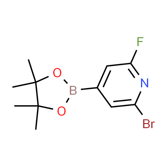 2-Bromo-6-fluoro-4-(4,4,5,5-tetramethyl-1,3,2-dioxaborolan-2-yl)pyridine