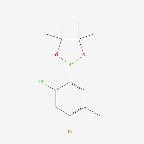 2-(4-Bromo-2-chloro-5-methylphenyl)-4,4,5,5-tetramethyl-1,3,2-dioxaborolane